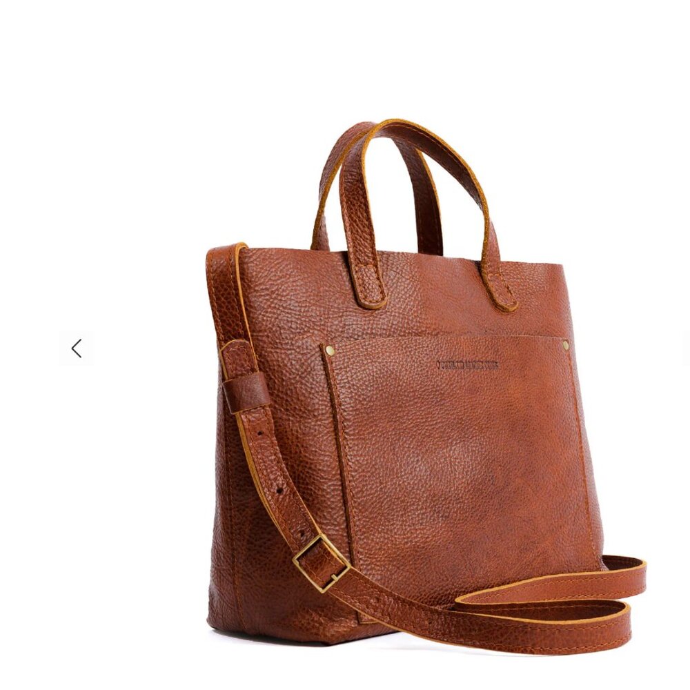Medium Crossbody Zip Closure Tote - Nutmeg
